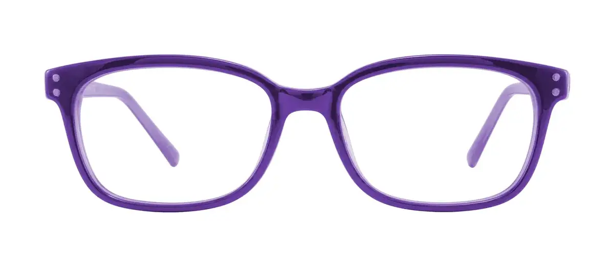 Advice eyeglass frame in Black/Purple from the Fast Eyeglasses catalog