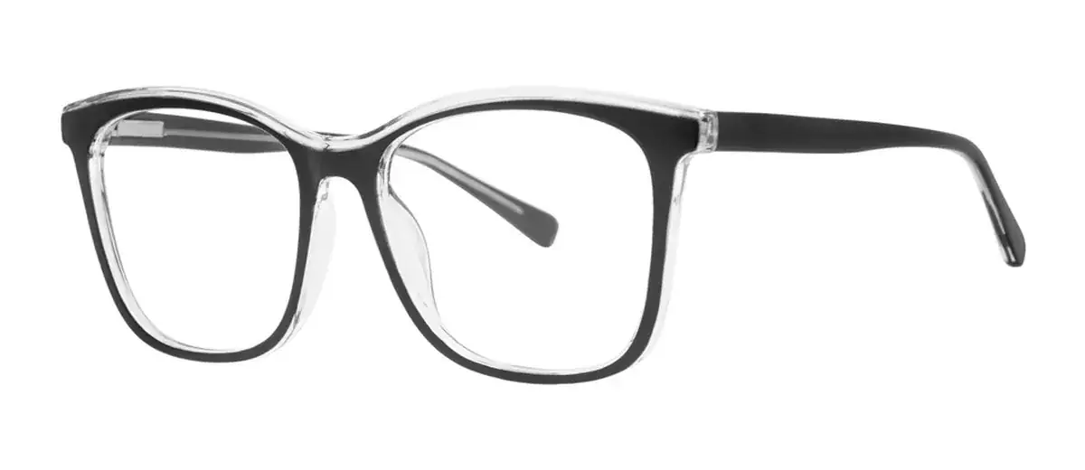 Alana eyeglass frame in Black/Crystal from the Fast Eyeglasses catalog