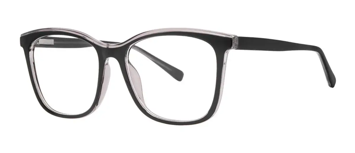 Alana eyeglass frame in Black/Grey Crystal from the Fast Eyeglasses catalog