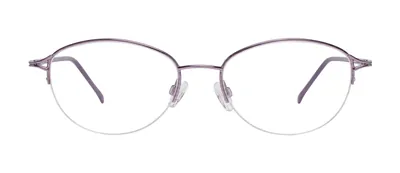 Allie Violet oval prescription eyeglasses, front view
