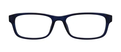 Anthem Black/Navy rectangle prescription eyeglasses, front view