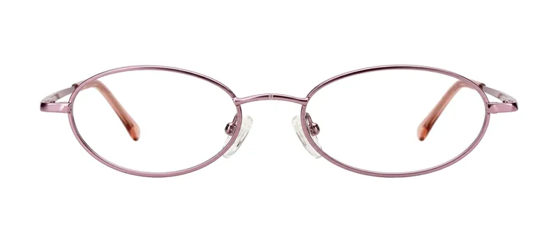 Beth Rose oval prescription eyeglasses, front view