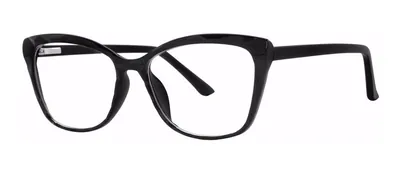 Glimmer Black cat-eye prescription eyeglasses, angled view