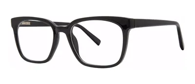 Maintain Black round prescription eyeglasses, angled view