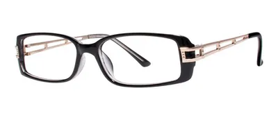 Rebecca Black rectangle prescription eyeglasses, angled view