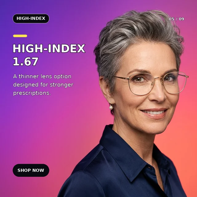 High-index 1.67